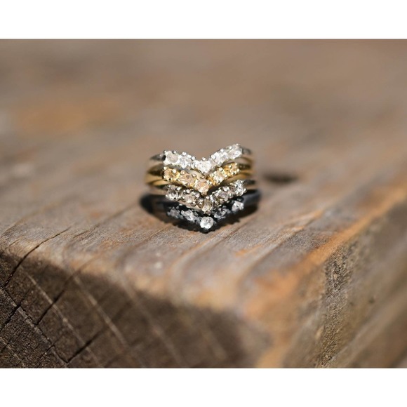 alternative raw diamond engagement ring raw crystal size 4 5 6 7 8 8 9 1… - Picture 4 of 10